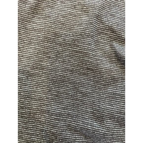 Old Navy Active High Waisted Full Length Leggings Black & Grey Stripe Medium - Picture 5 of 7